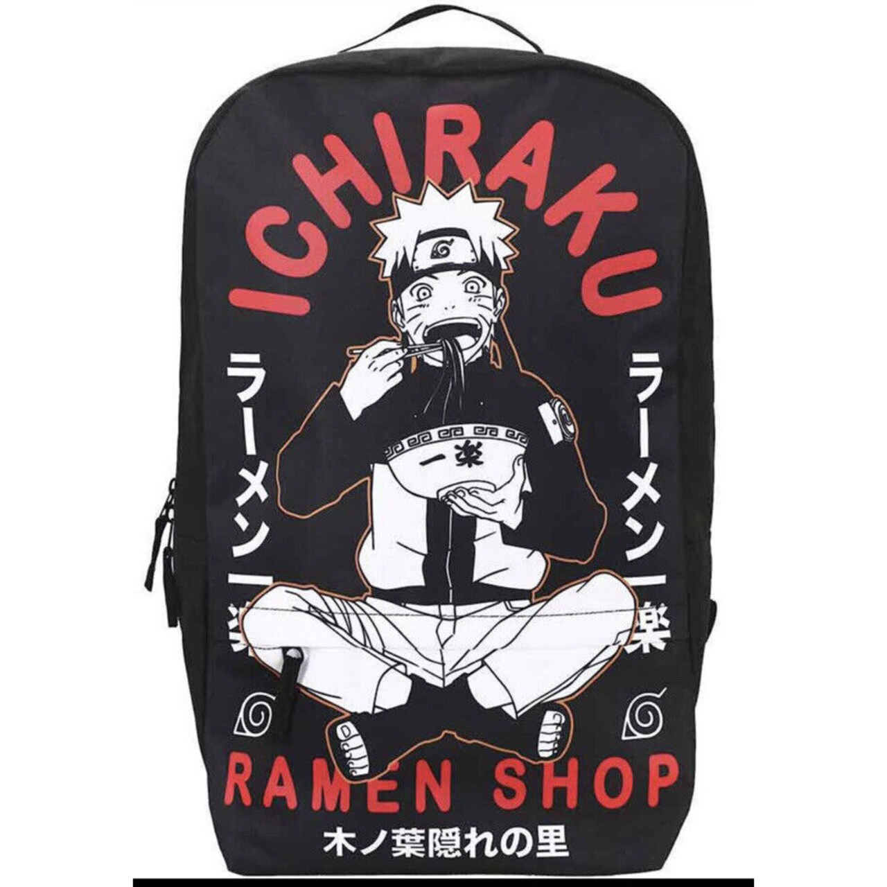 Naruto Shippuden Naruto Eating Ramen Backpack Spacious Durable Anime Bag